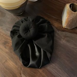Custom Turban Head Wrap with Satin Lining